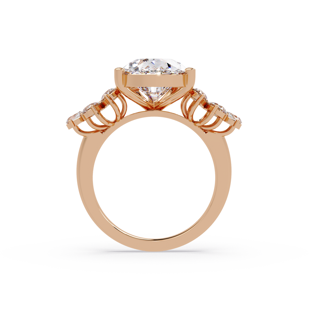 Pear Cut Diamond Engagement Ring