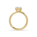 Exquisite East-West Radiant Cut Diamond Ring