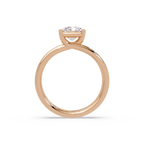 Exquisite East-West Radiant Cut Diamond Ring