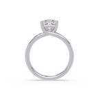 Exquisite Princess Cut Diamond Split Dual-Band Ring