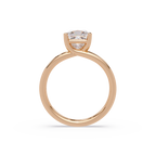 Exquisite Princess Cut Diamond Split Dual-Band Ring