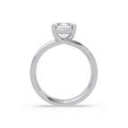 Exquisite East-West Emerald Cut Diamond Ring