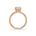 Exquisite Cushion Cut Diamond Split Dual-Band Ring