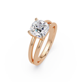 Exquisite Cushion Cut Diamond Split Dual-Band Ring