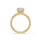 Exquisite Cushion Cut Diamond Split Dual-Band Ring