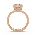 Princess Cut Diamond Split Shank Solitaire Engagement Ring