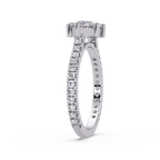 East-West Marquise Cut Diamond Engagement Ring