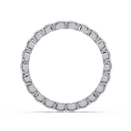 Round Cut Diamond Bezel Set Eternity Ring