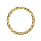 Round Cut Diamond Bezel Set Eternity Ring