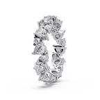 Pear & Round Cut Diamond Ladies Ring