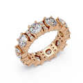 Round Cut Diamond Ladies Ring