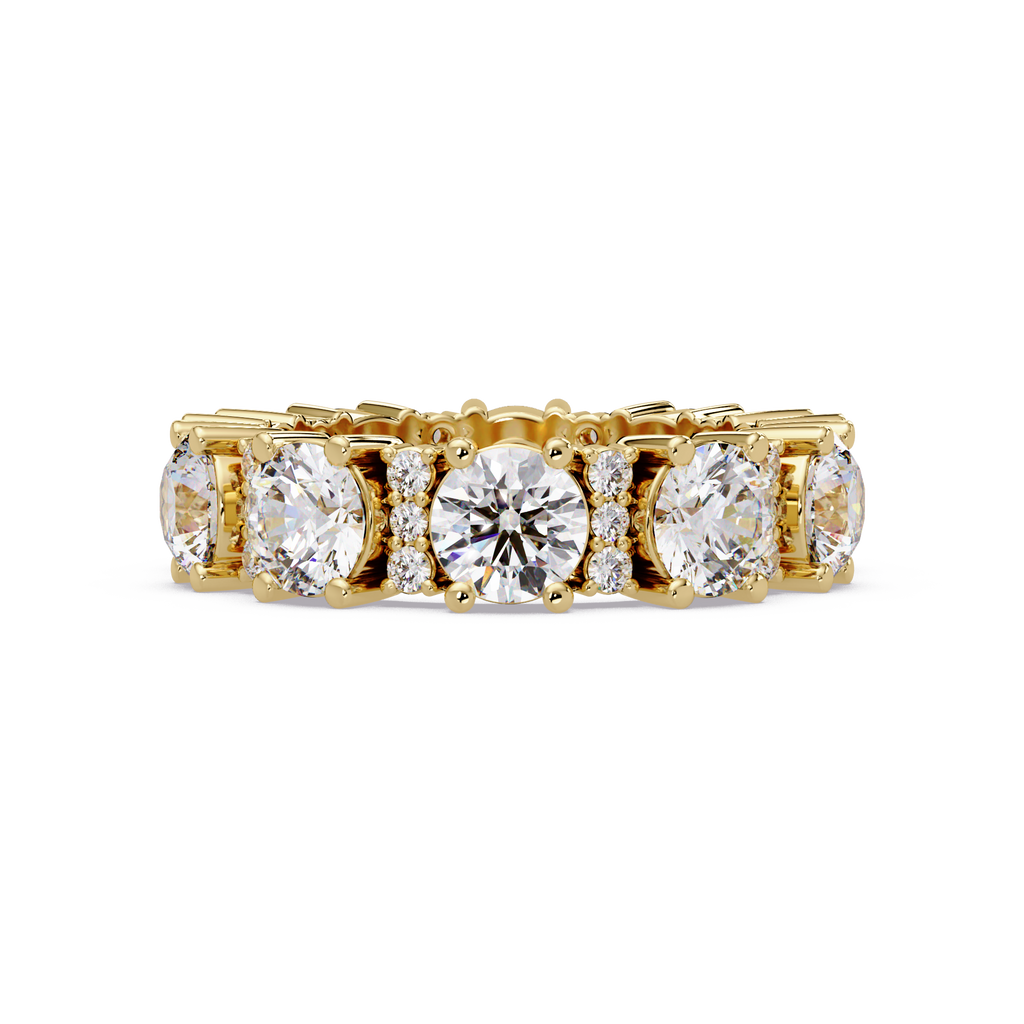 Round Cut Diamond Ladies Ring