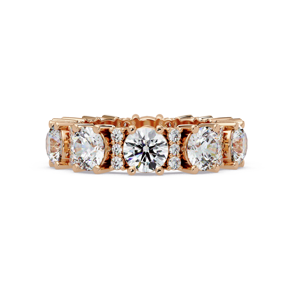 Round Cut Diamond Ladies Ring