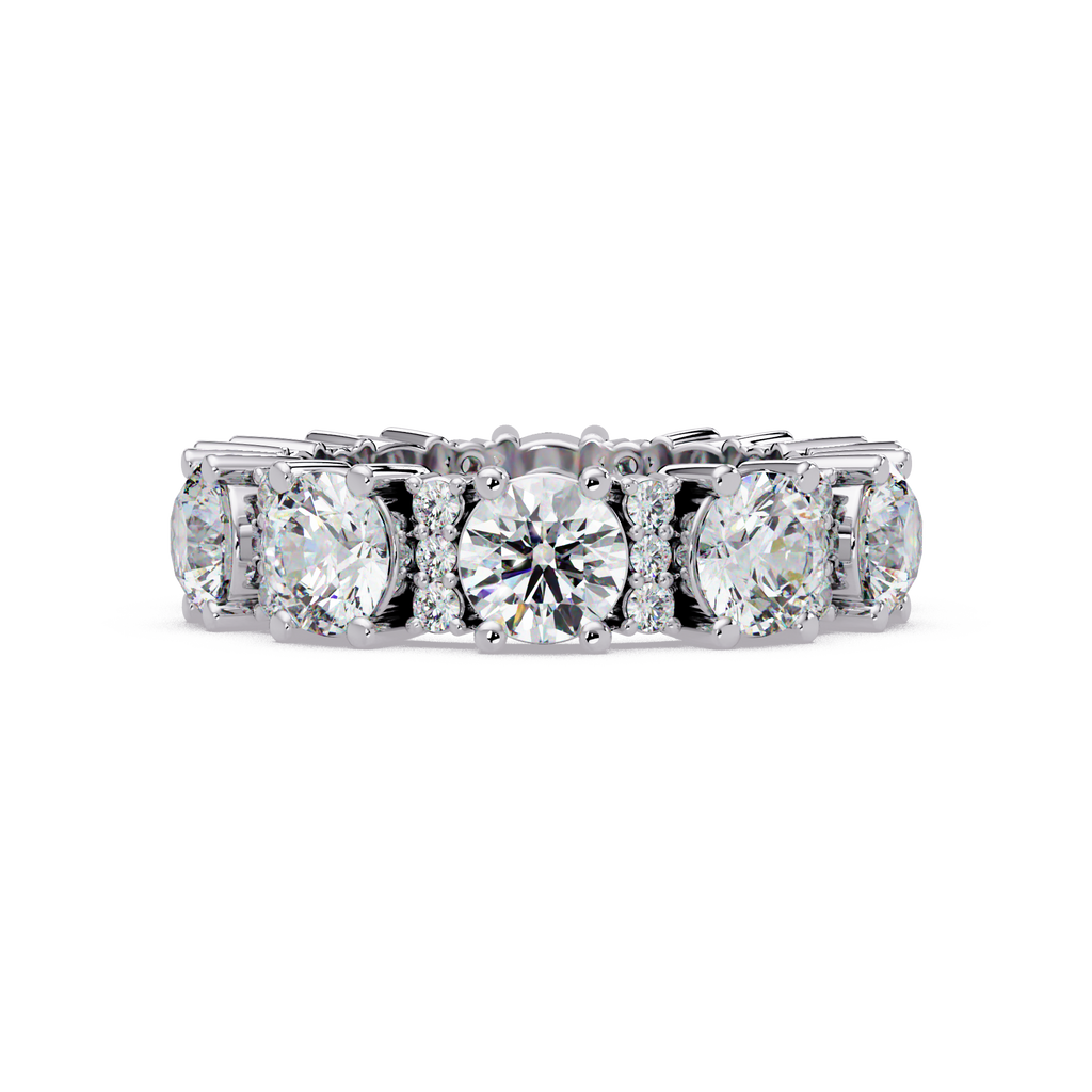 Round Cut Diamond Ladies Ring