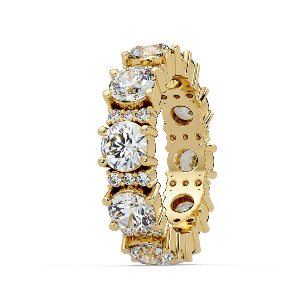 Round Cut Diamond Ladies Ring