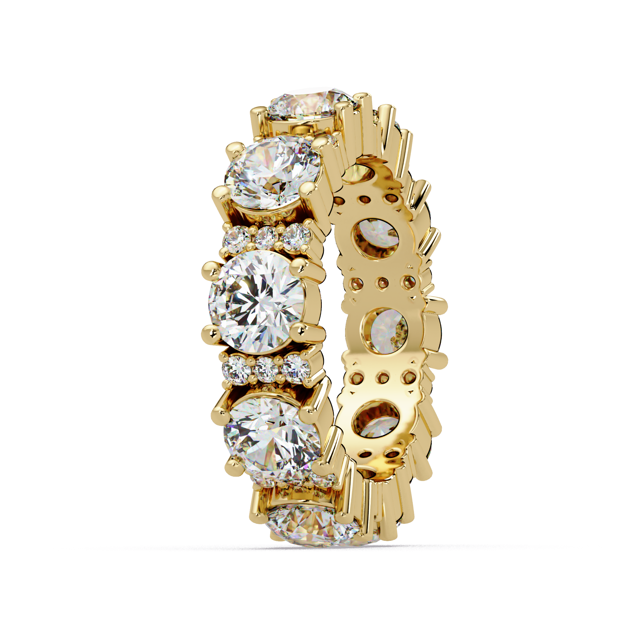 Round Cut Diamond Ladies Ring