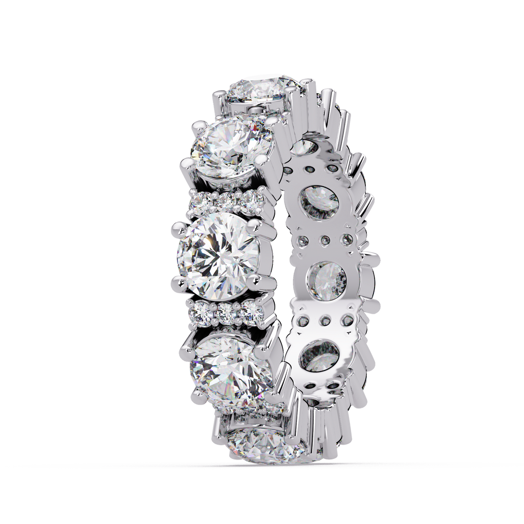 Round Cut Diamond Ladies Ring