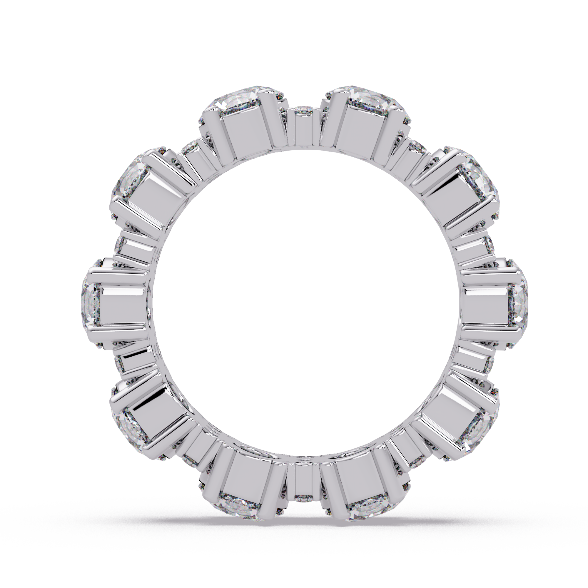 Round Cut Diamond Ladies Ring