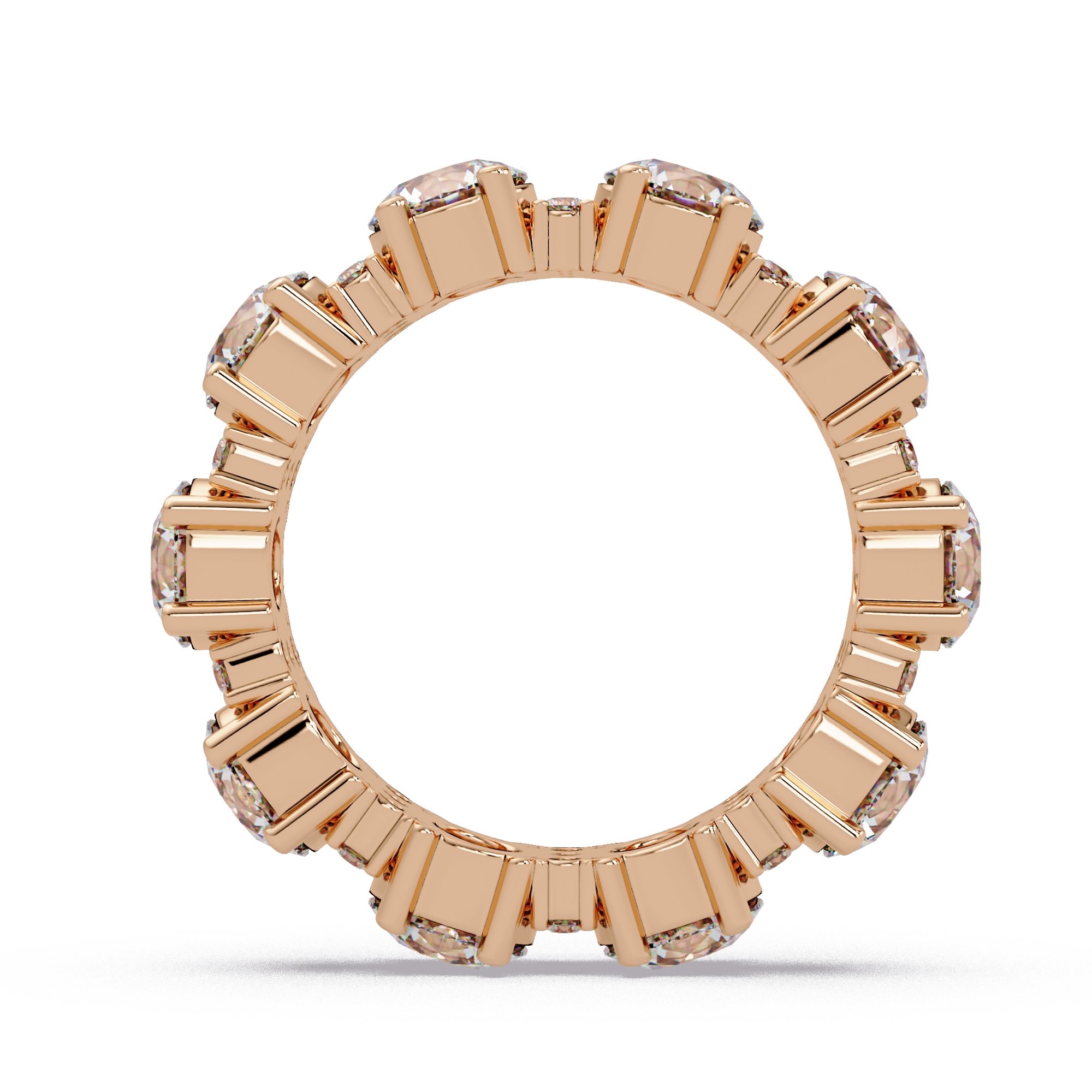 Round Cut Diamond Ladies Ring