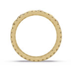 Round Cut Diamond Multi-Row Band Ladies Ring