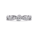 Marquise and Round Cut Diamond Vine Ladies Ring