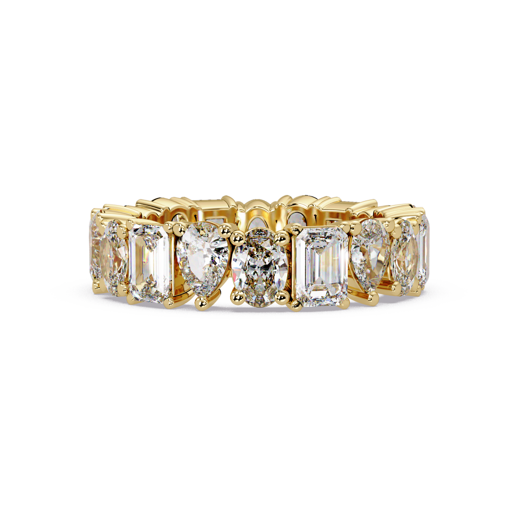 Multi-Shape Diamond Eternity Ladies Ring