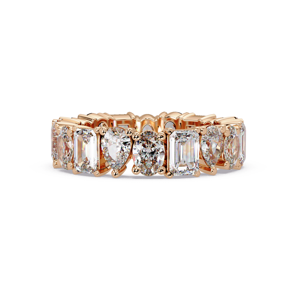 Multi-Shape Diamond Eternity Ladies Ring