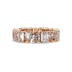 Multi-Shape Diamond Eternity Ladies Ring