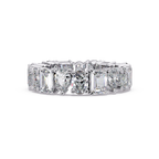 Multi-Shape Diamond Eternity Ladies Ring