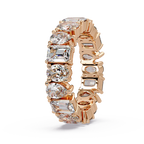 Multi-Shape Diamond Eternity Ladies Ring