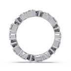 Multi-Shape Diamond Eternity Ladies Ring
