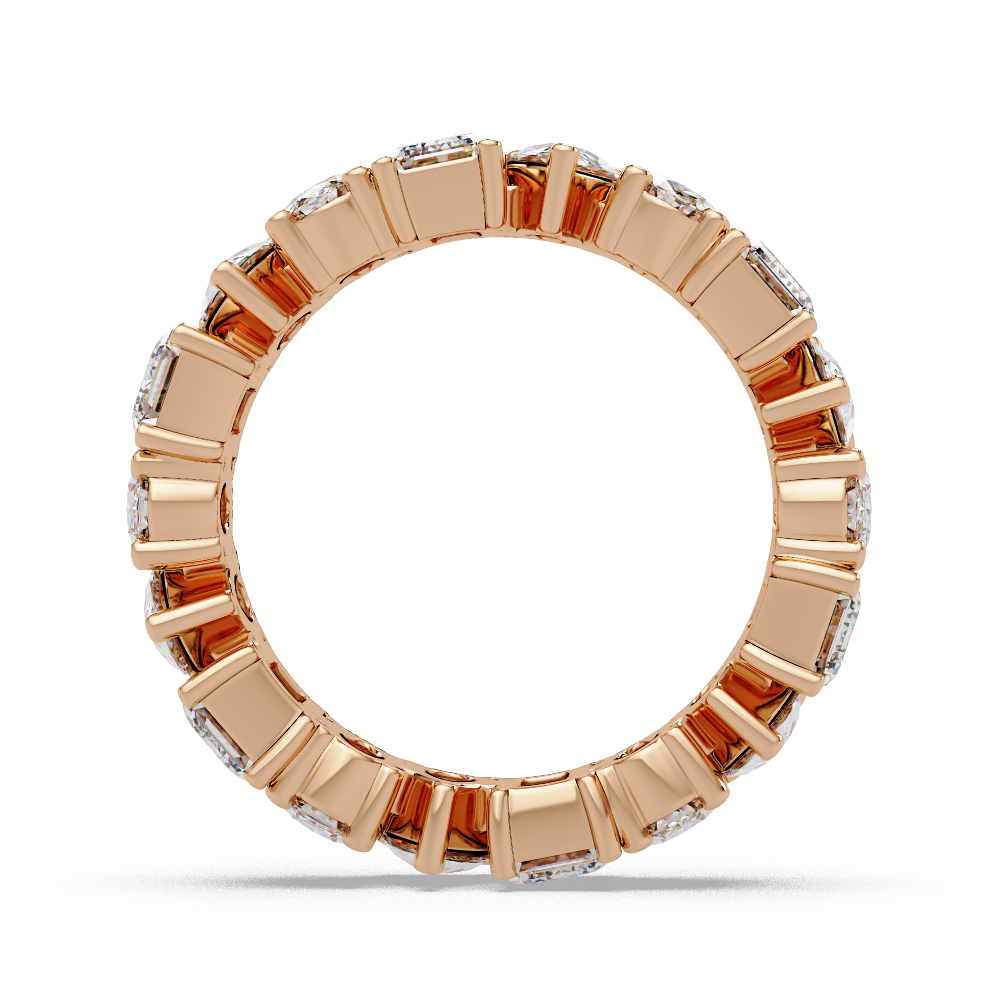 Multi-Shape Diamond Eternity Ladies Ring
