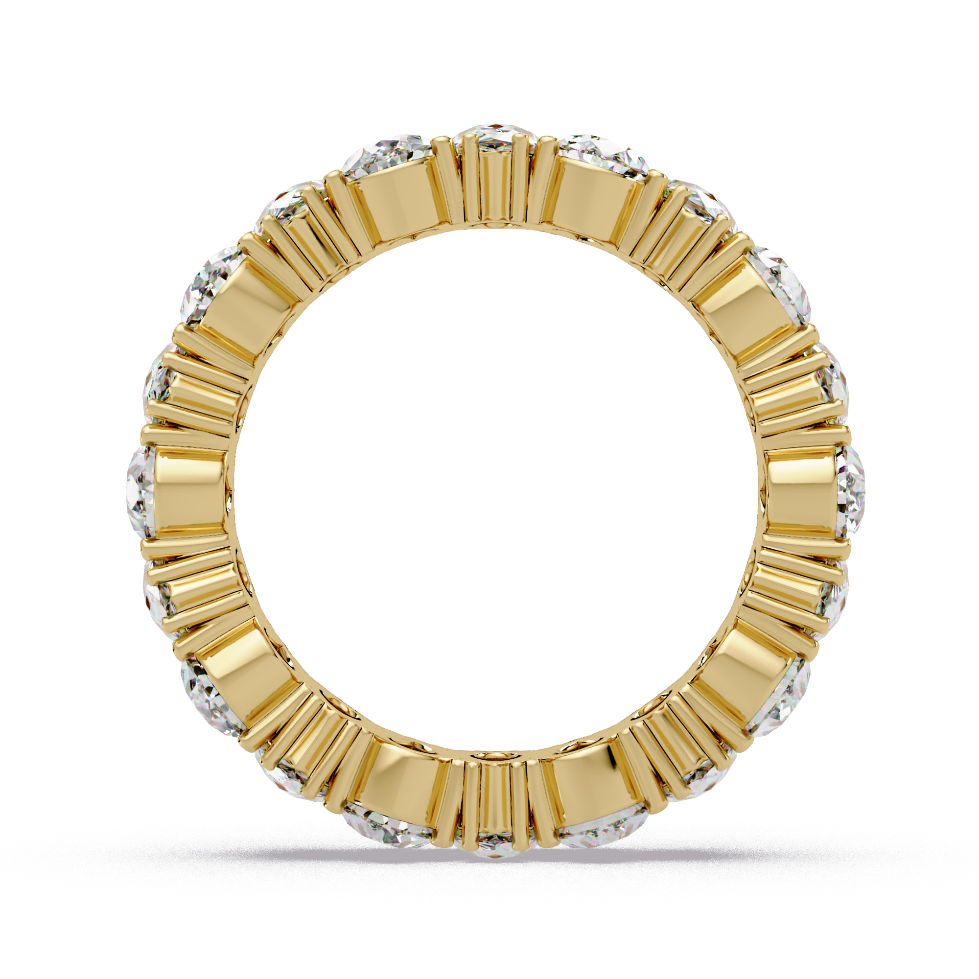 Pear Cut Diamond Eternity Ladies Ring