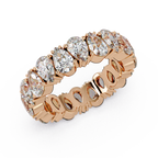 Pear Cut Diamond Eternity Ladies Ring