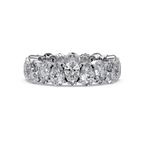 Pear Cut Diamond Eternity Ladies Ring
