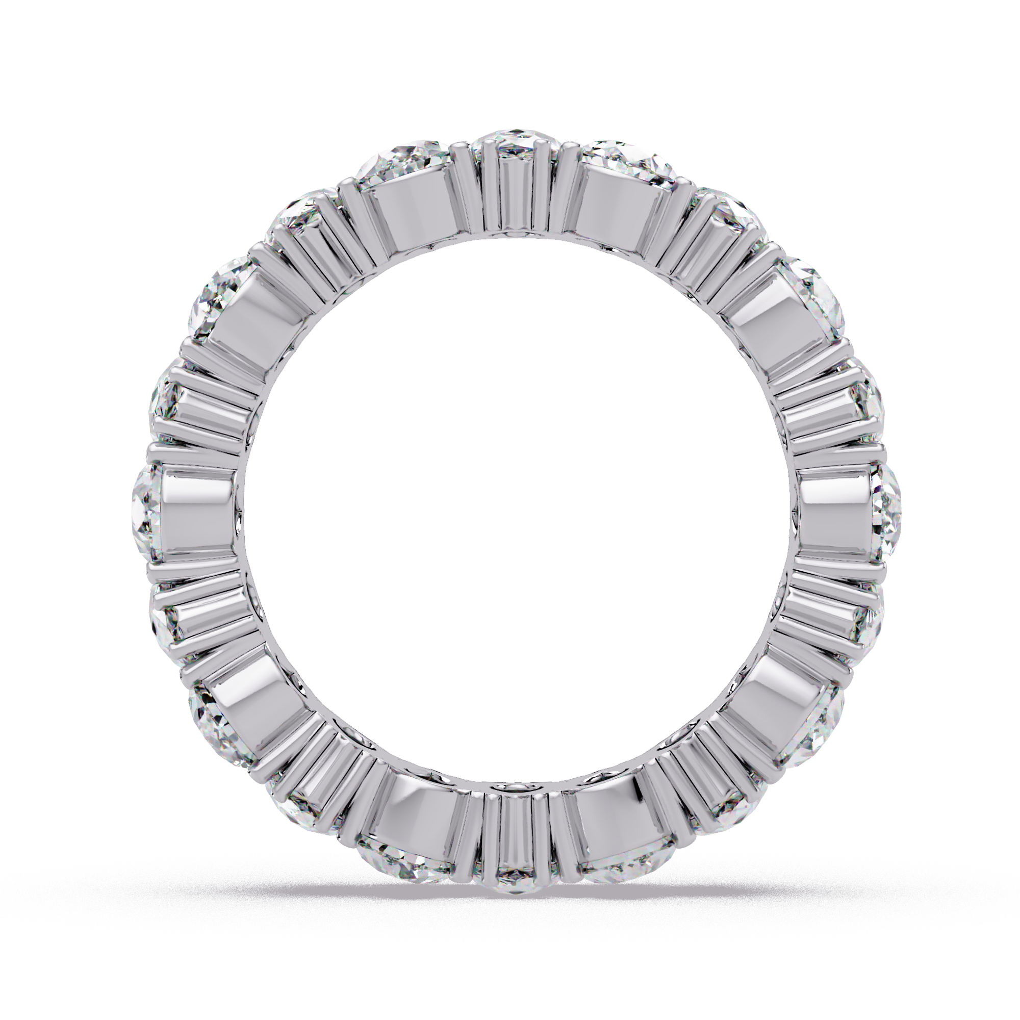 Pear Cut Diamond Eternity Ladies Ring