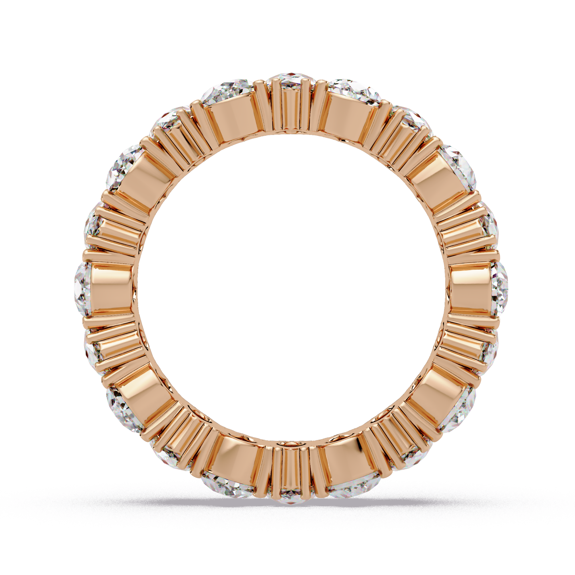 Pear Cut Diamond Eternity Ladies Ring