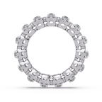 Round Cut Diamond Band Ring