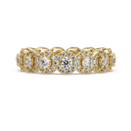 Round Cut Diamond Band Ring