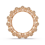 Round Cut Diamond Band Ring