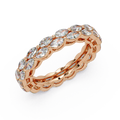 Marquise Cut Diamond Band Ring