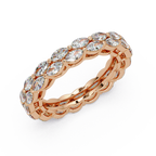 Marquise Cut Diamond Band Ring