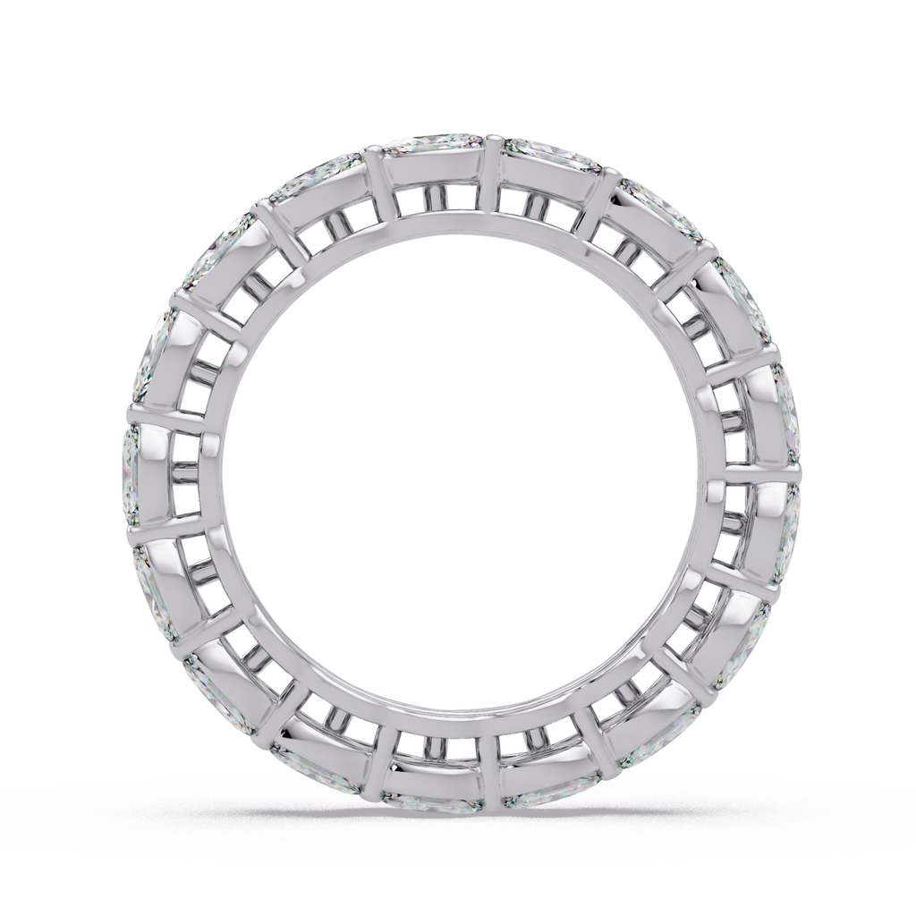 Marquise Cut Diamond Band Ring