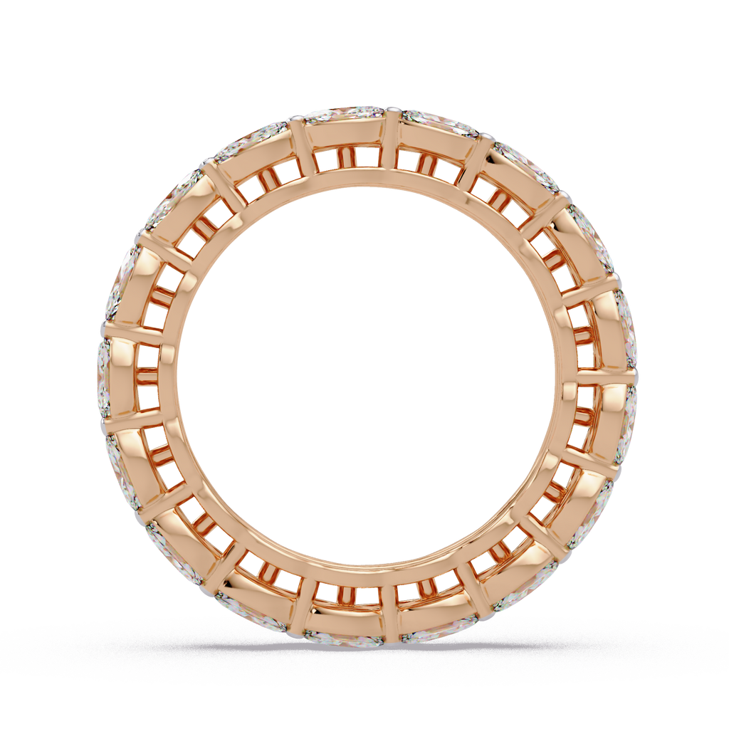 Marquise Cut Diamond Band Ring