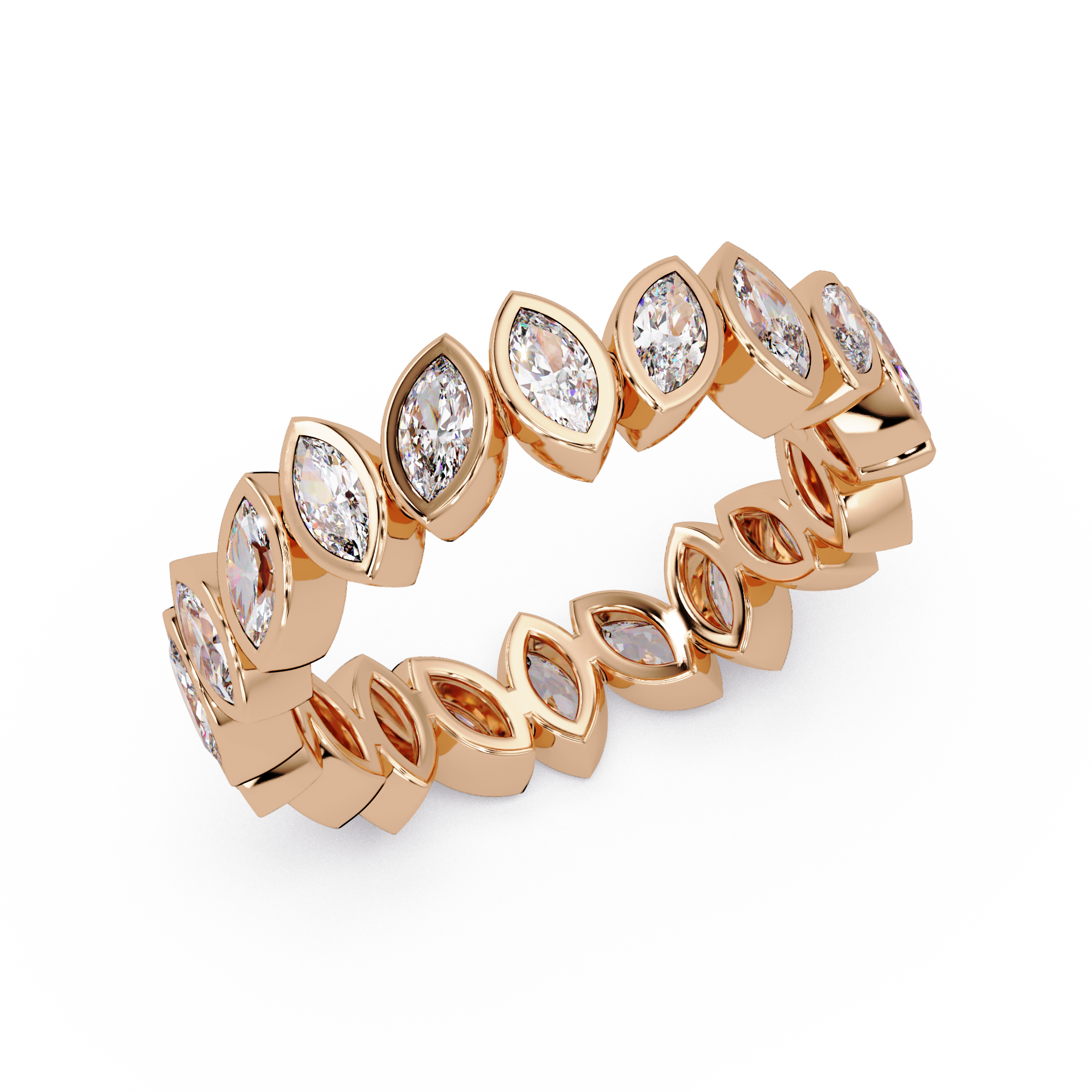 Marquise Cut Diamond Ladies Ring