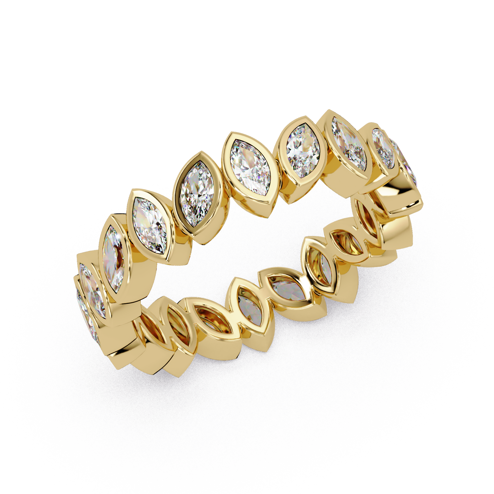 Marquise Cut Diamond Ladies Ring