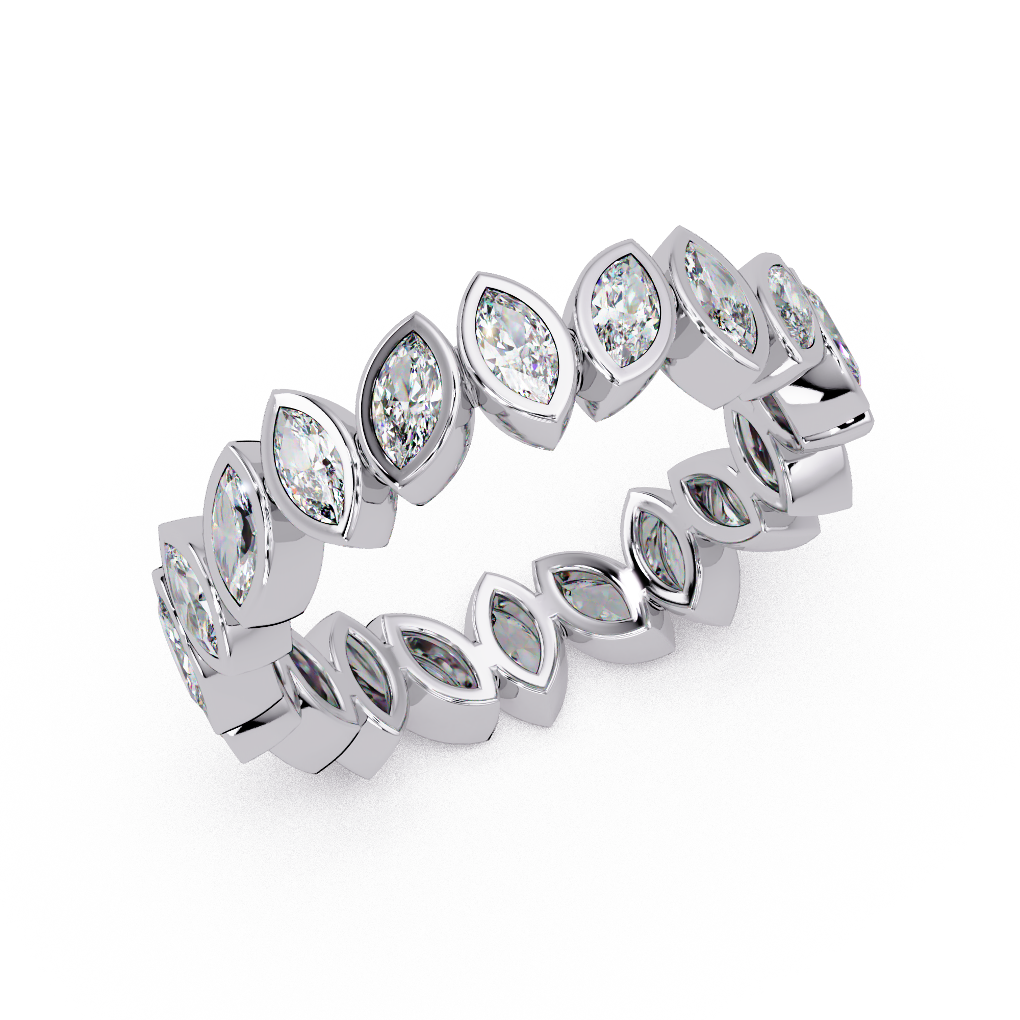 Marquise Cut Diamond Ladies Ring