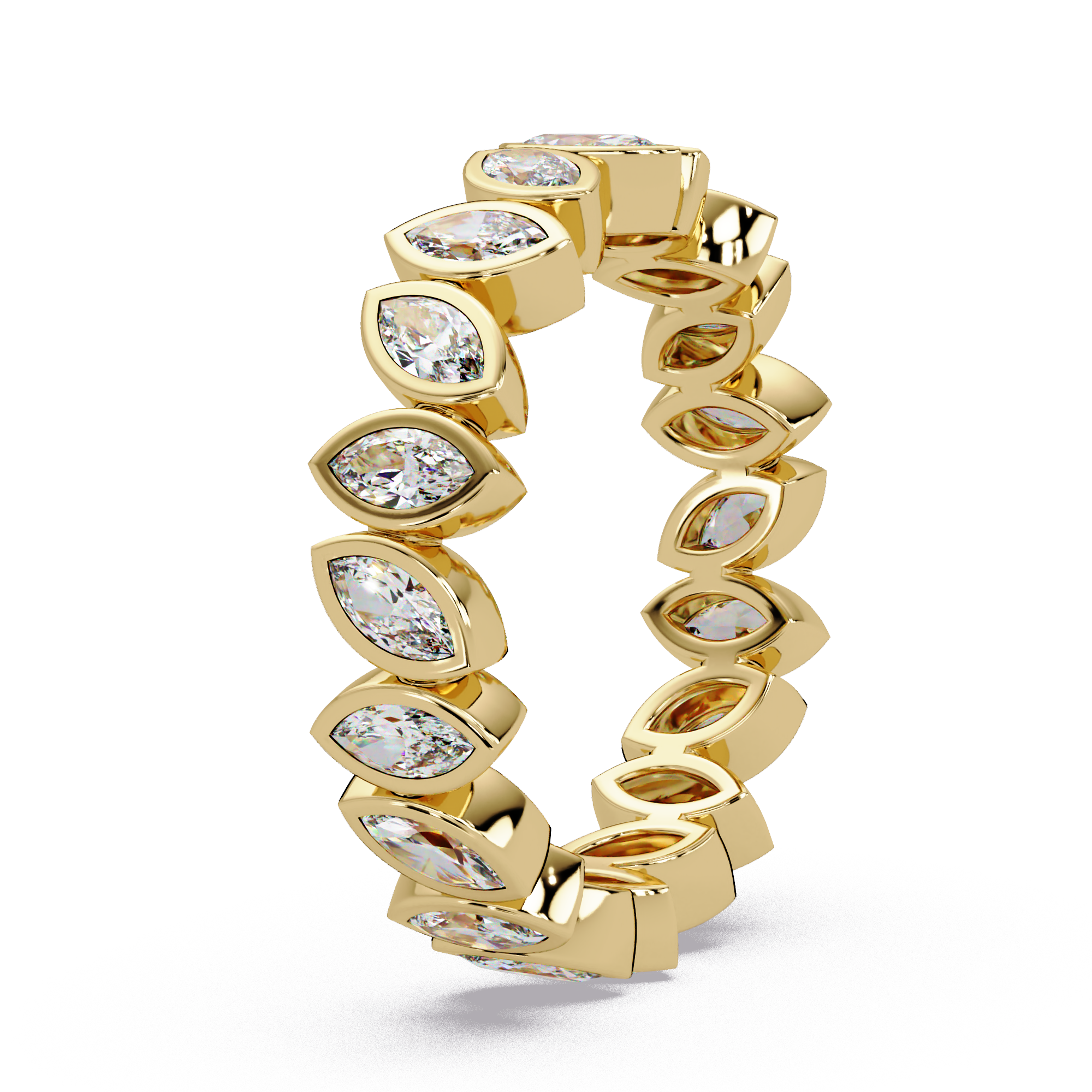 Marquise Cut Diamond Ladies Ring