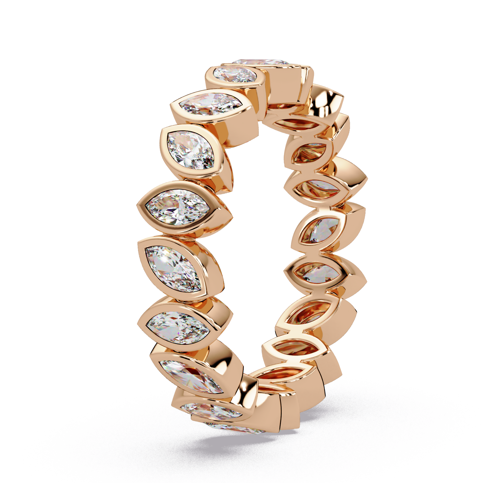 Marquise Cut Diamond Ladies Ring