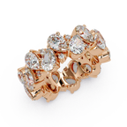 Pear & Round Cut Diamond Ladies Ring